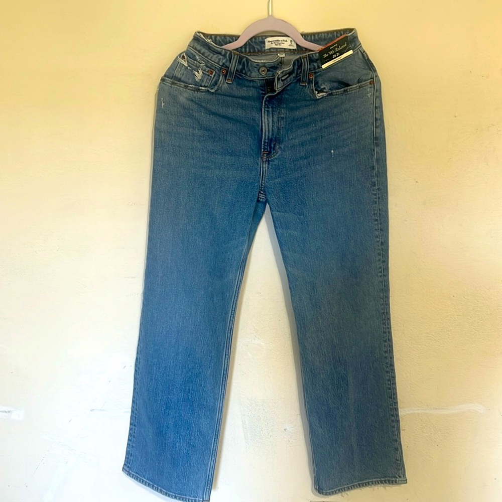 Abercrombie & fitch high rise jeans